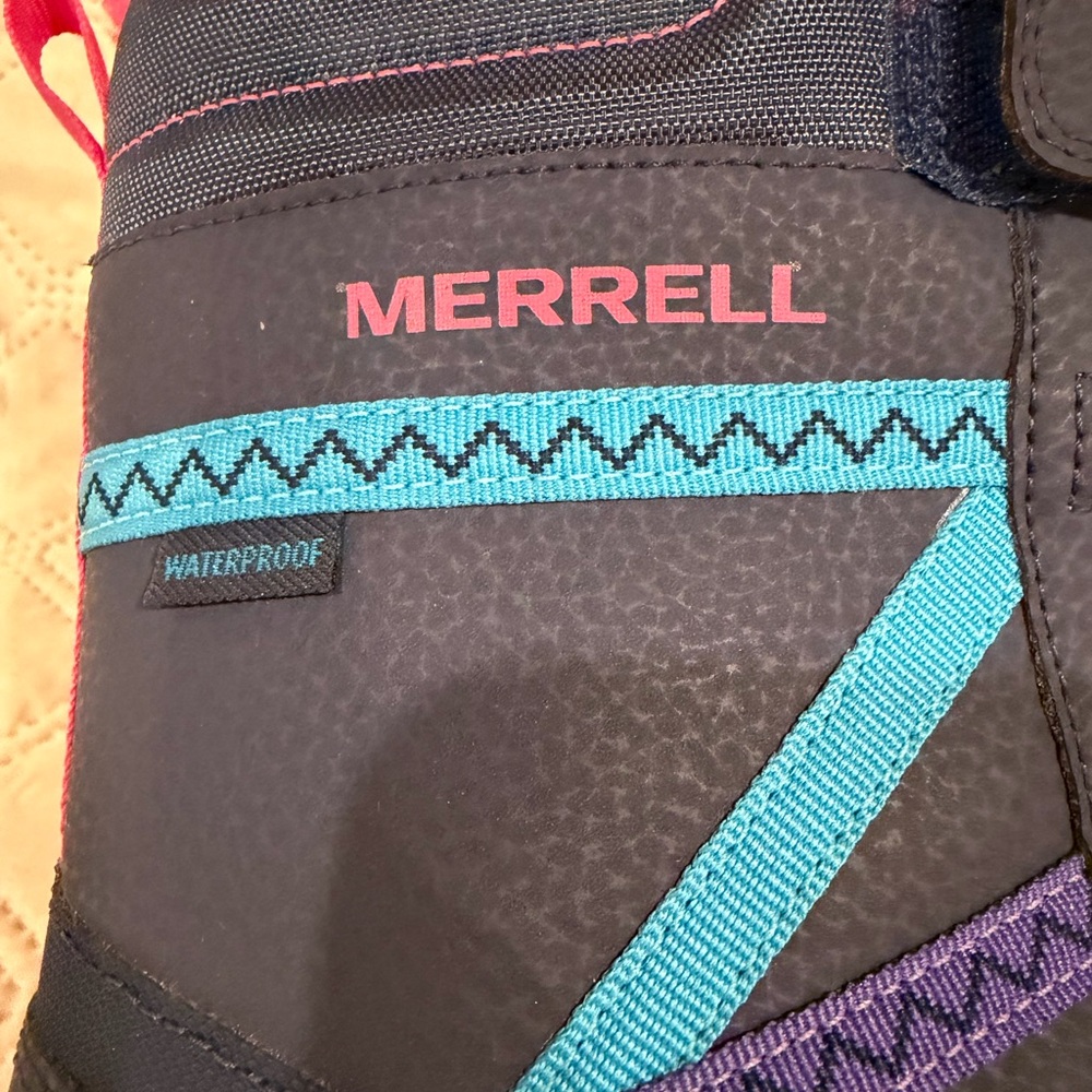 NWOT Merrell waterproof boots girls size 6 - Picture 3 of 12